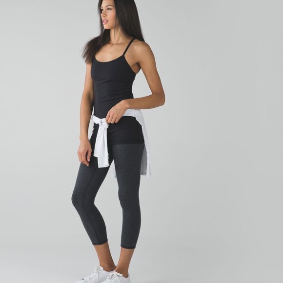 Lululemon Power Y tank, black, size 10 - Picture 5 of 6